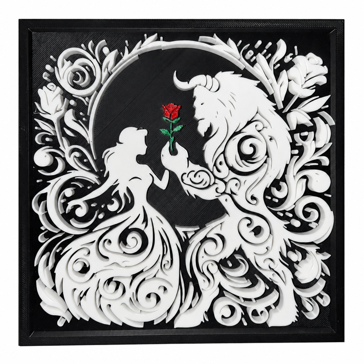 Beauty and Beast printed frame category preview