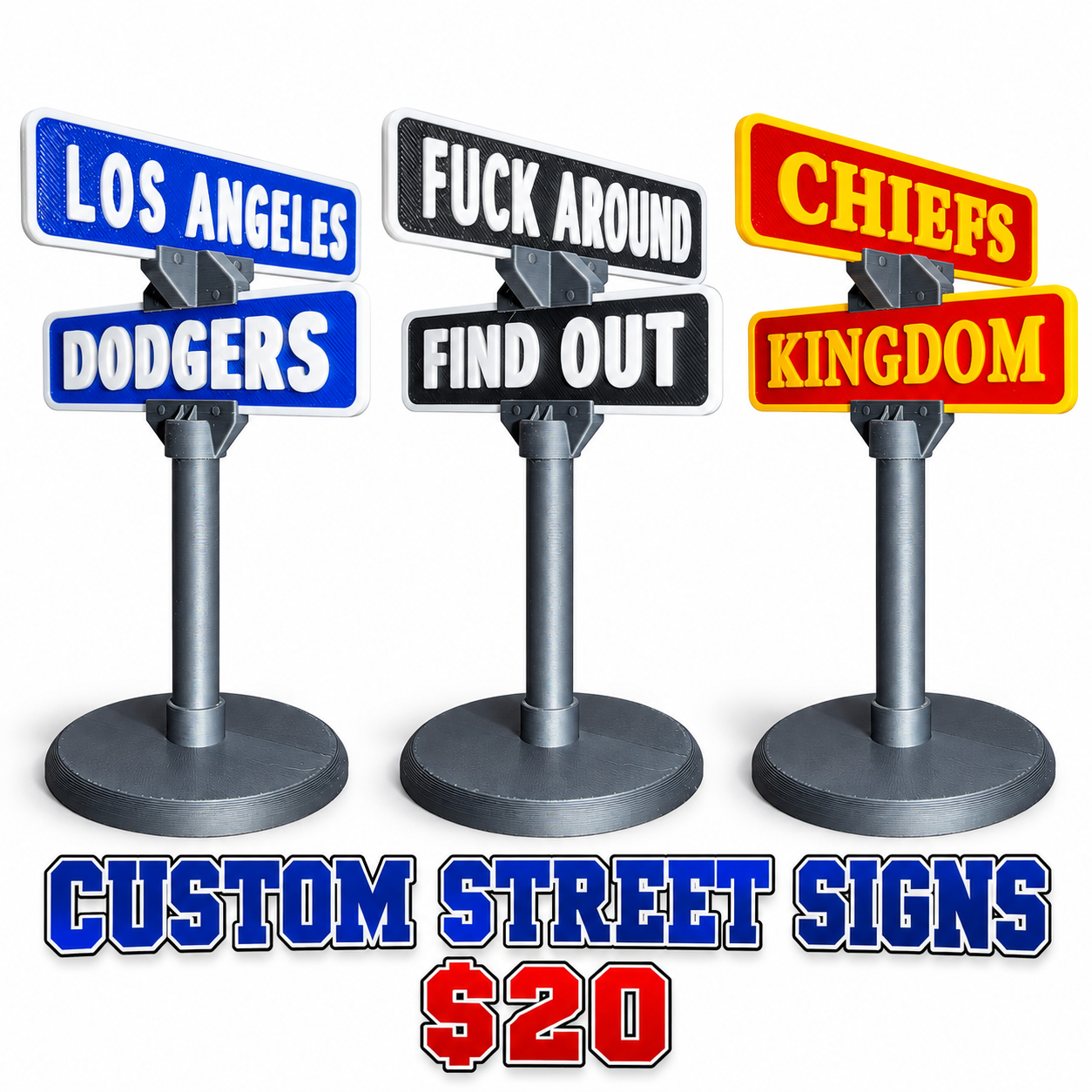 Custom street signs