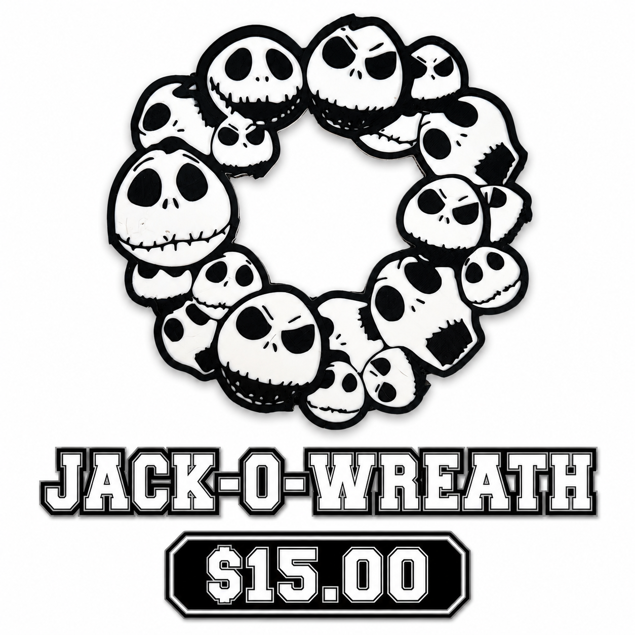 Jack-O-Wreath Halloween decoration