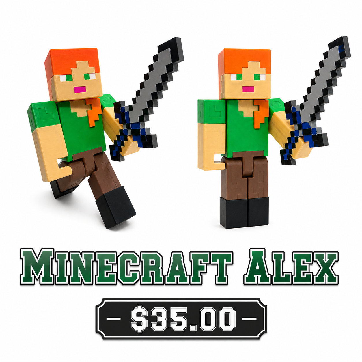Minecraft Alex collectable figurine