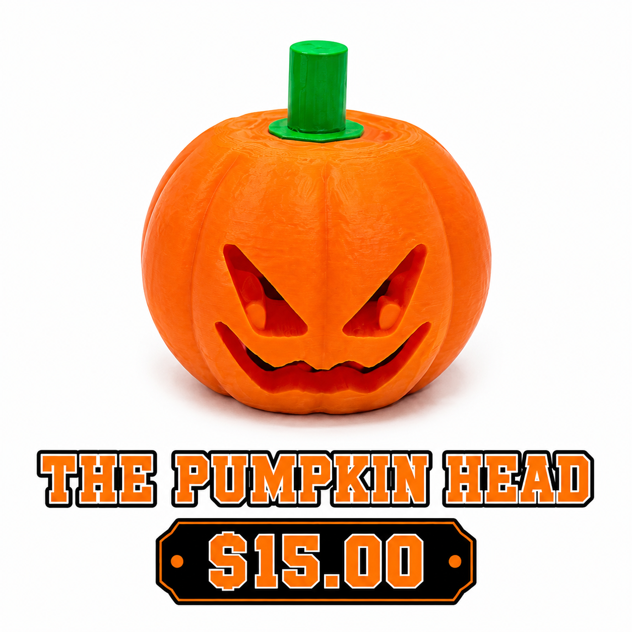 Pumpkin Head for Lego Skeleton accessory
