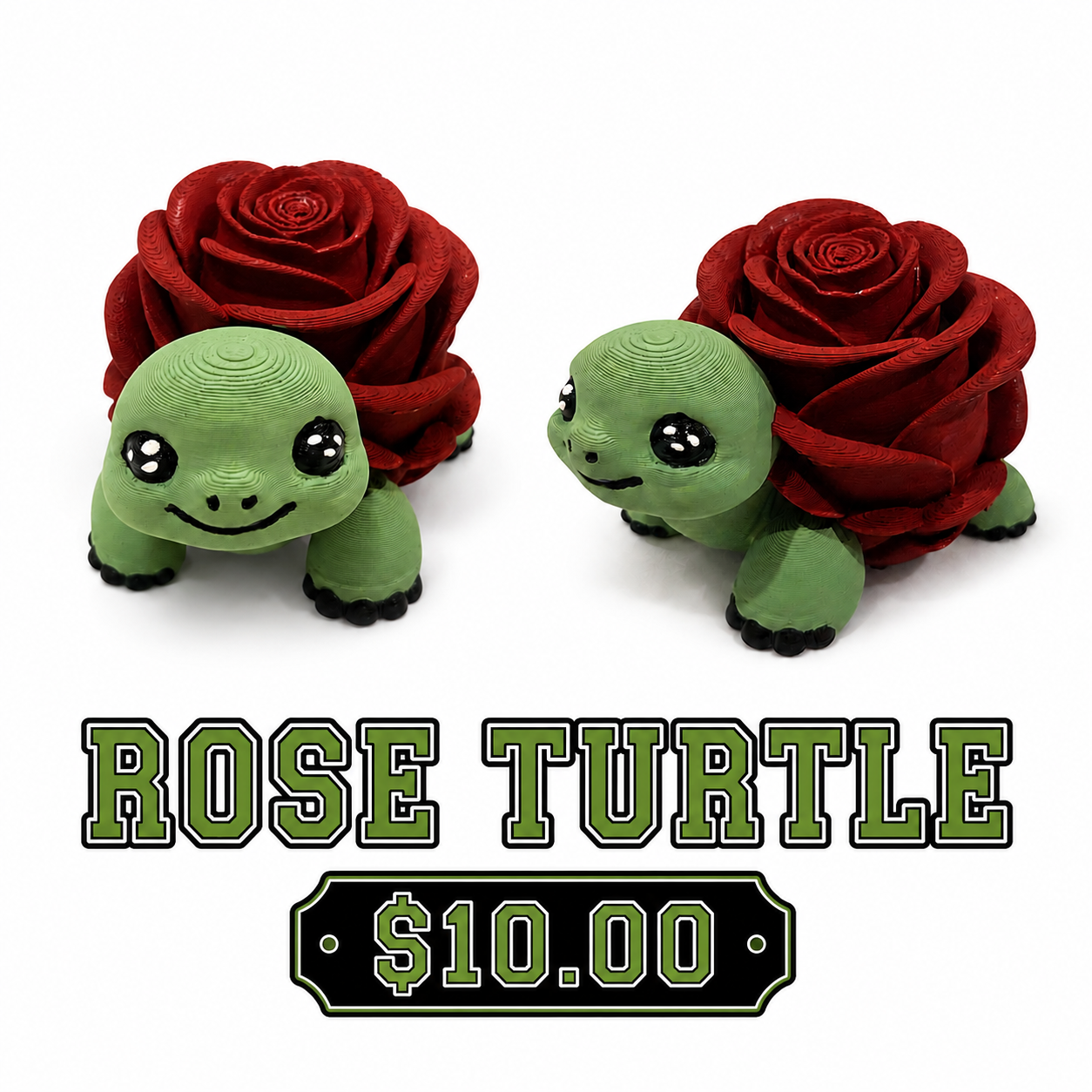 Rose Turtle collectable figurine