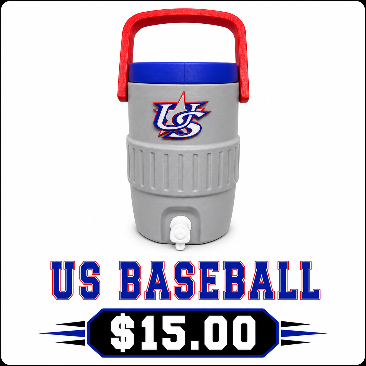 US Baseball Team mini cooler